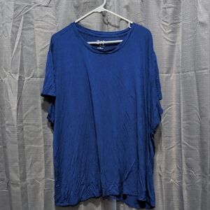 Chic Royal Blue Short Sleeve Women's Tee